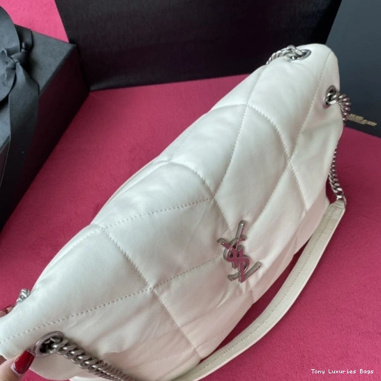 Tony Luxuries QUILTED MEDIUM LAMBSKIN BAG PUFFER YSL IN 0716